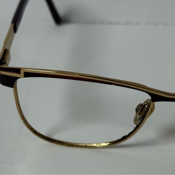 Classic Cazal Titanium 4268 NO Lenses FRAME ONLY Gold